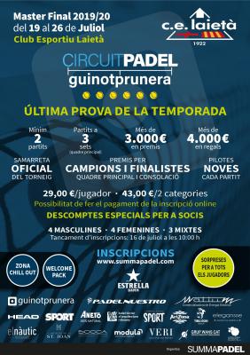 poster del torneo MASTER FINAL 2019/2020