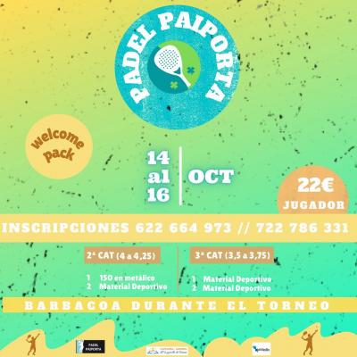 poster del torneo TORNEO DE PADEL
