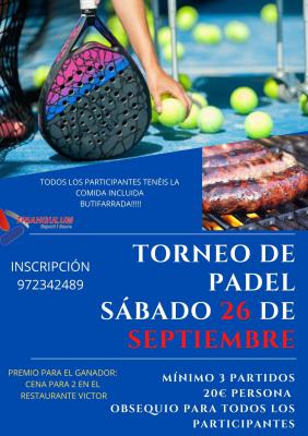 poster torneo TORNEO DE PADEL