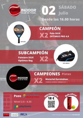 poster del torneo POZO SIUX OPTIMUS / EUROINDOOR
