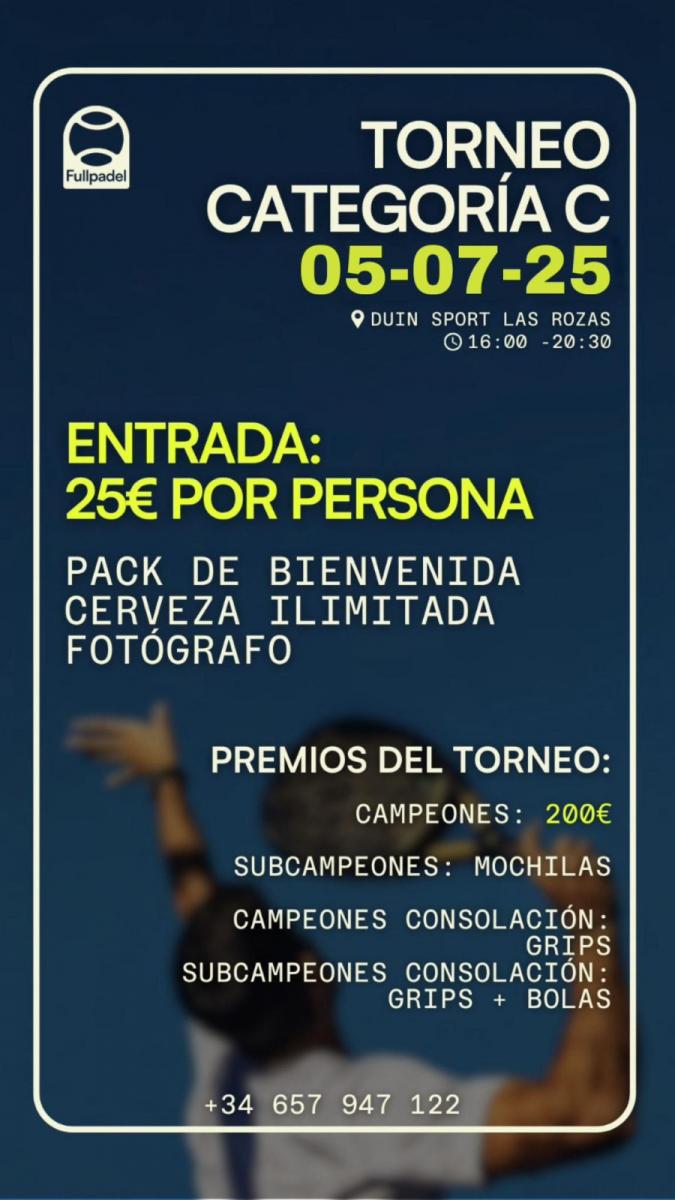 cartel del torneo
