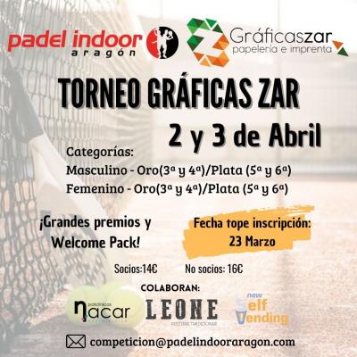 poster torneo TORNEO GRÁFICAS ZAR