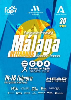 poster torneo CAMPEONATO PROVINCIAL VETERANOS MÁLAGA 30*