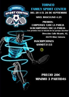 poster torneo TORNEO DE PADEL