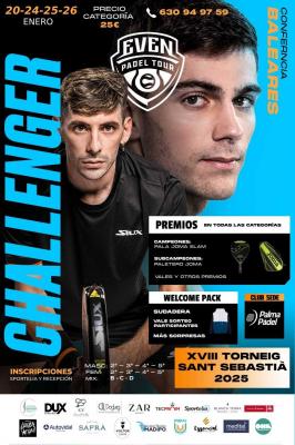 poster del torneo XVIII TORNEIG ST SEBASTIA 2025