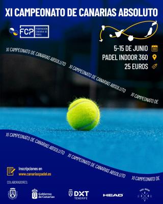 poster torneo XI CAMPEONATO DE CANARIAS ABSOLUTO