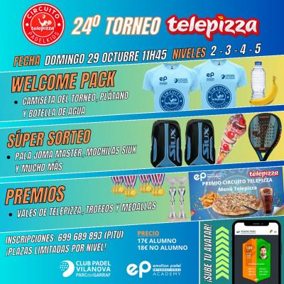 poster torneo 24º TORNEO TELEPIZZA