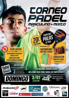 poster del torneo TORNEO MIXTO MASCULINO